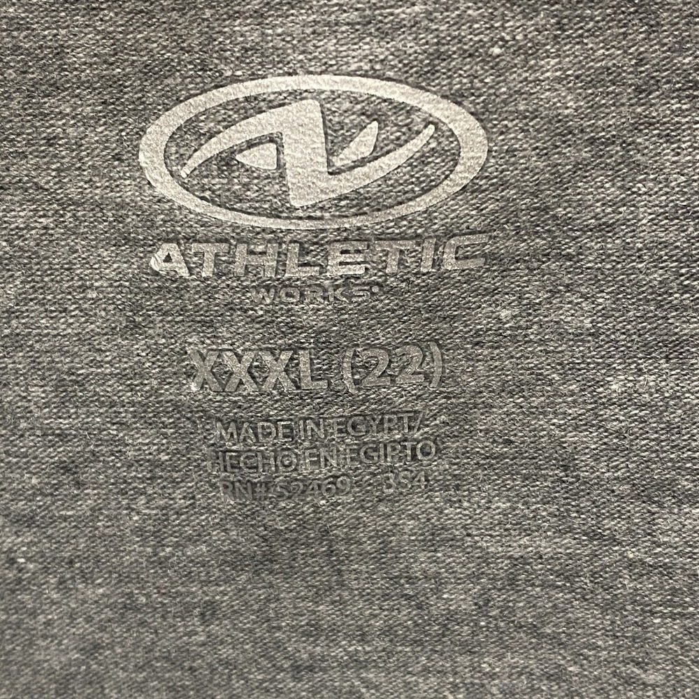 New Athletic Works Gray Cotton Blend Women's Plus XXXL 22 Core Knit Capri NWT - Picture 6 of 7